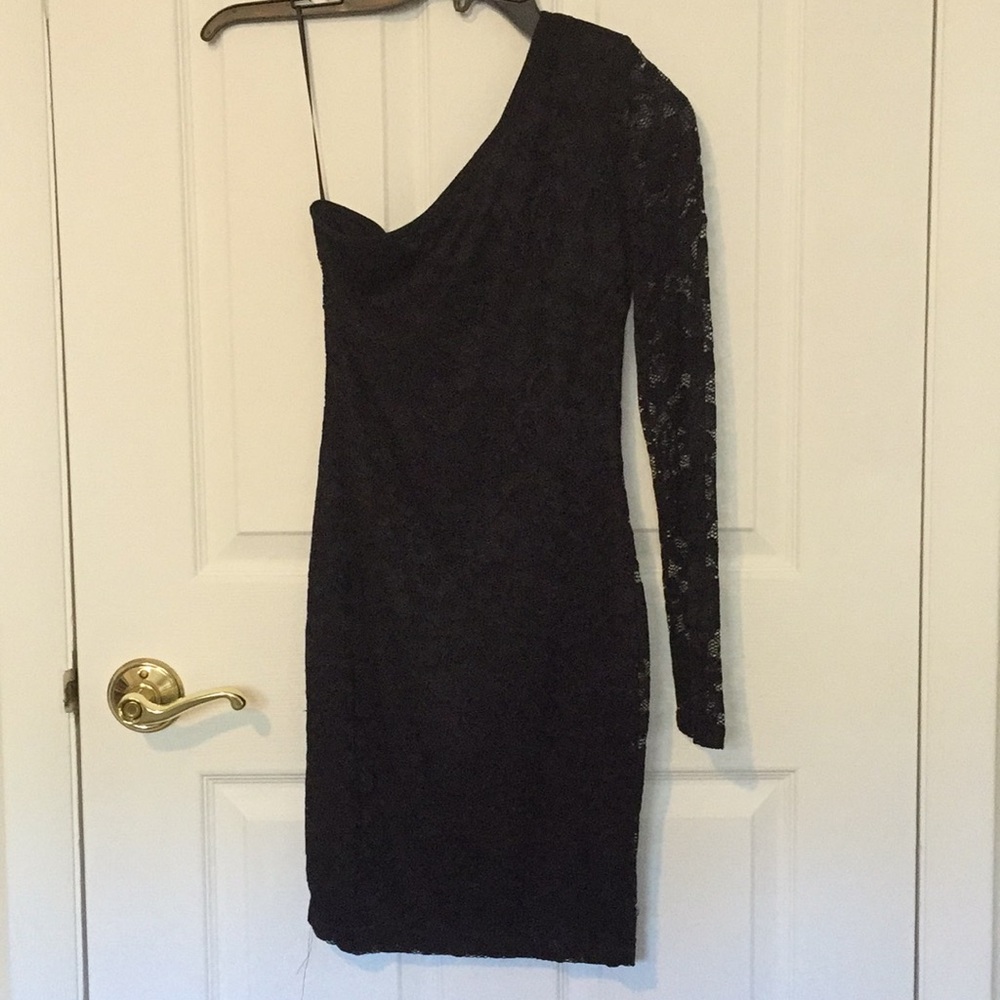Blaque Market black lace dress